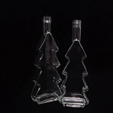 High Quality 750ml Christmas Tsob Ntoo Shape iav Lub raj mis cawv