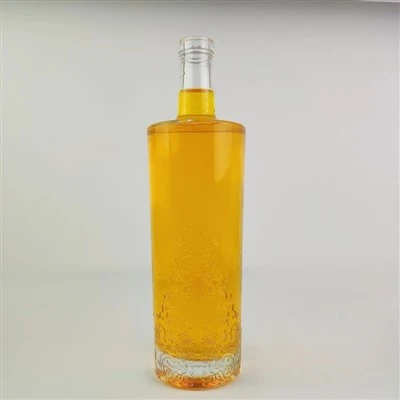 700ml Clear iav Lub raj mis Engraved Brandy Whisky Tequila Rum iav raj mis