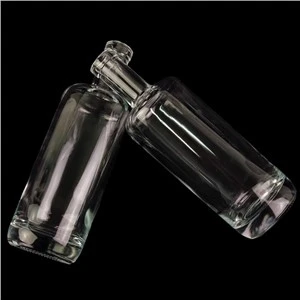 High Quality Crystal Clear Liquor Bottle Whisky Vodka Fwj